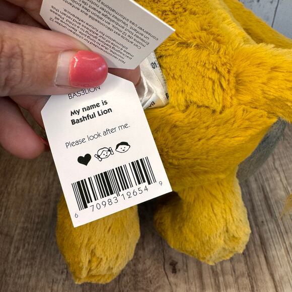 Jellycat Bashful Lion NEW!  Jellycat FAST SHIP - Picture 7 of 8